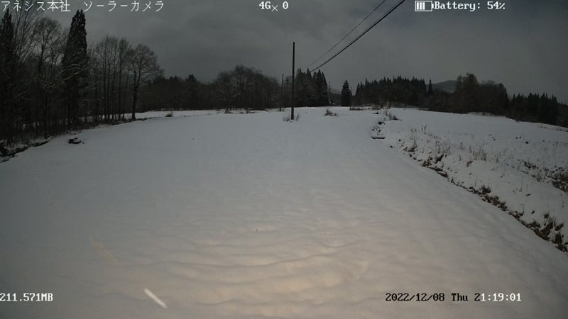 夜間もカラー撮影に対応