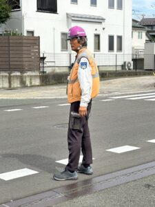 岩手の警備はアネシス株式会社-交通量の多い現場